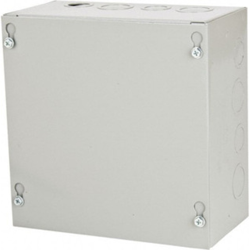 Cooper B-Line NEMA 1 Steel Junction Box Enclosure with Screw Flat Cover 8 Wide x 8 High x 4 Deep 78205122280 - 64052335