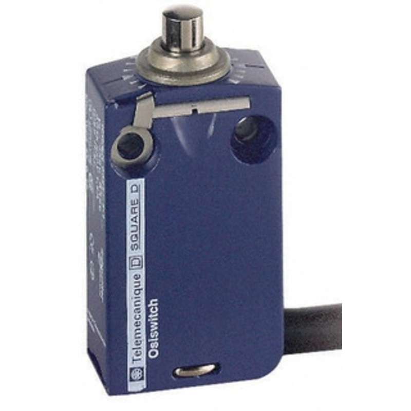 Telemecanique Sensors SPDT, NC/NO, 240 VAC, 250 VDC, Removable Cable Terminal, End Plunger Actuator, General Purpose Limit Switch 1, 2, 6, 12, 13, 4X, 6P NEMA Rating, IP66, IP67, IP68 IPR Rating XCMD2110L1 - 59759605