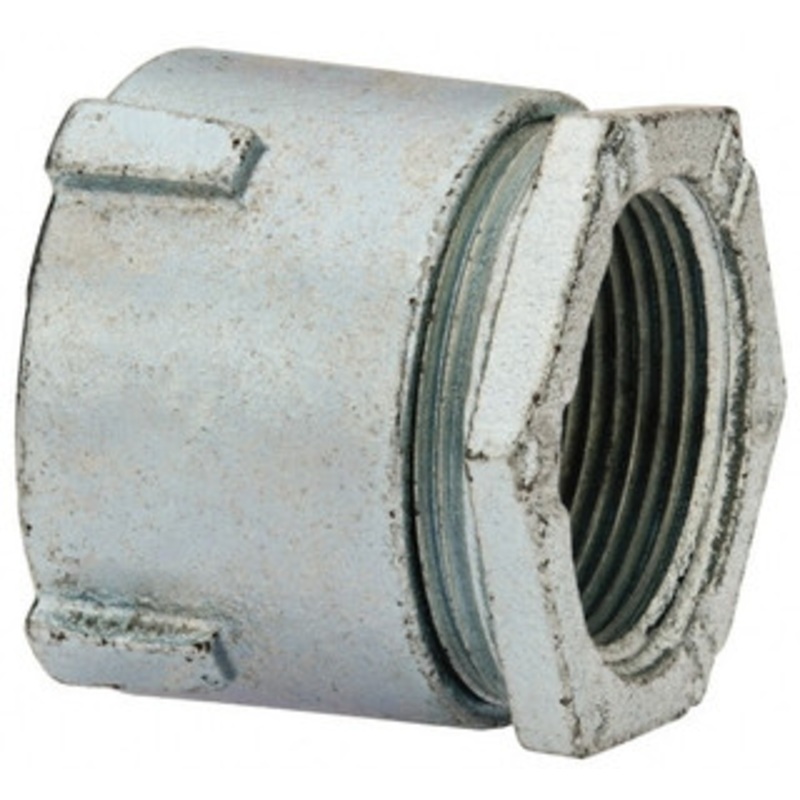 Thomas & Betts 1-1/4 Trade Rigid/Intermediate (IMC) Conduit Coupling Malleable Iron, Noninsulated, Threaded Connection 678 - 54061197