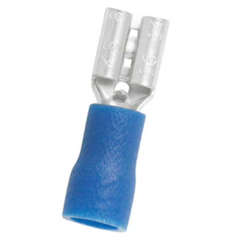 Value Collection Wire Disconnects, Gender: Female, Insulation Type: Partially Insulated, Insulation Material: Vinyl, Connection Type: Crimp, Compatible Wire Size (sq mm): 1.5-2.5 (mm), Compatible Wire Size (AWG): 16-14 FDV2-187-8- - 14735963