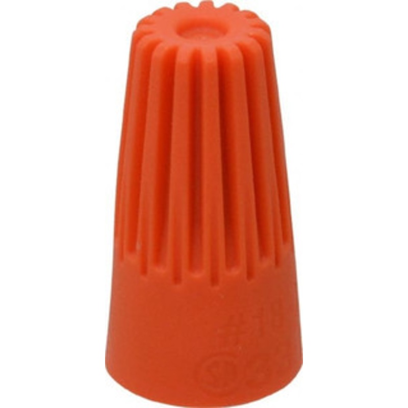 Thomas & Betts 2, 18 to 3, 14 AWG, 600 Volt, Corrosion Resistant, Standard Twist on Wire Connector Orange 331P - 54043401