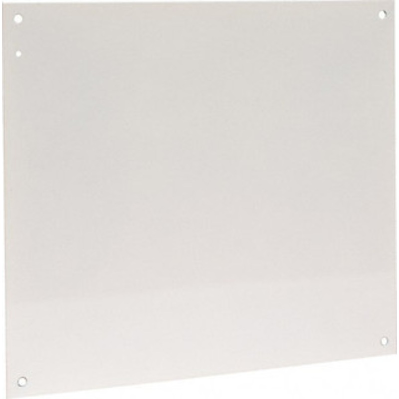 Cooper B-Line 18-1/2 OAW x 21 OAH Powder Coat Finish Electrical Enclosure Nonperforated Panel 24 x 20 Box, 14 Gauge Steel, Use with 24206-1/24208-1 78205108989 - 60614781