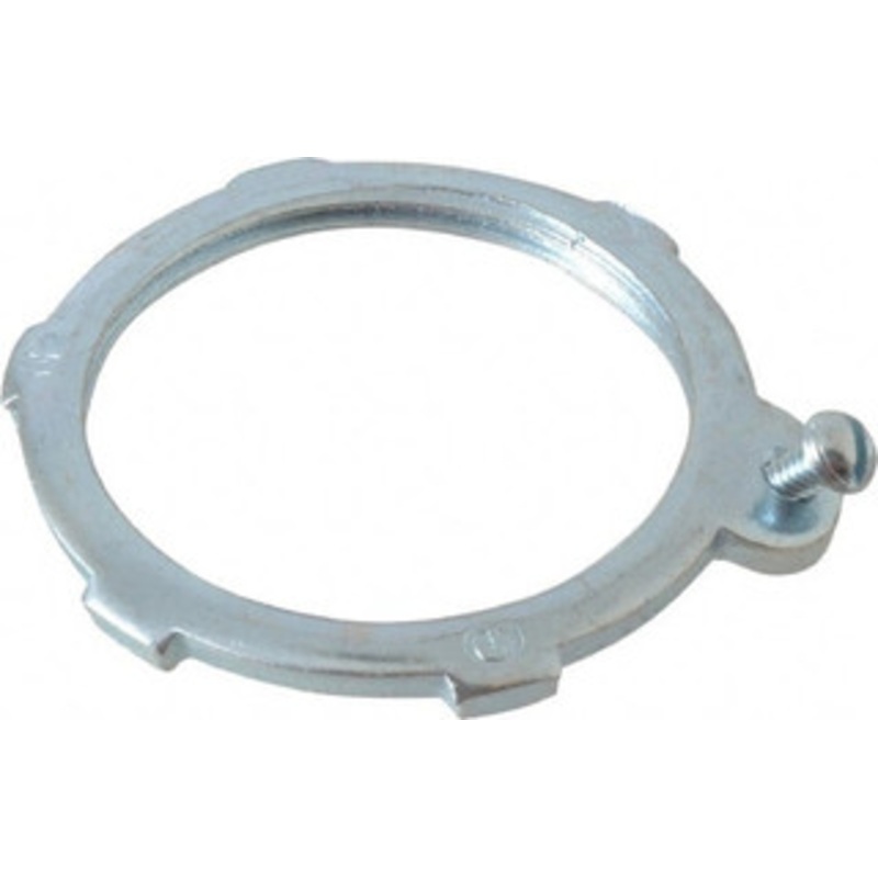 Crouse-Hinds 1-1/2 Trade Rigid/Intermediate (IMC) Conduit Locknut Steel, Noninsulated, Threaded Connection GL 15 - 04506580