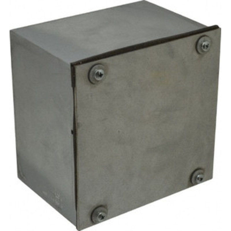 Cooper B-Line NEMA 3, 12 Steel Junction Box Enclosure with Screw Flat Cover 6 Wide x 6 High x 4 Deep, Dust-tight & Rainproof 78205110856 - 64073828
