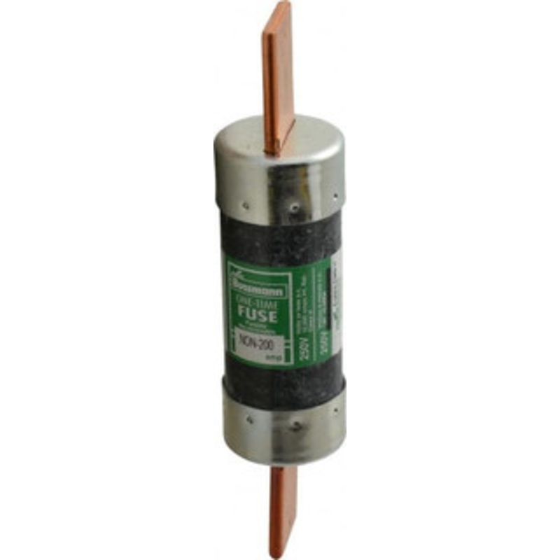 Bussmann 125 VDC, 250 VAC, 200 Amp, Fast-Acting General Purpose Fuse Bolt-on Mount, 7-1/8 OAL, 10 (RMS Symmetrical) kA Rating, 1-9/16 Diam NON-200 - 74740309