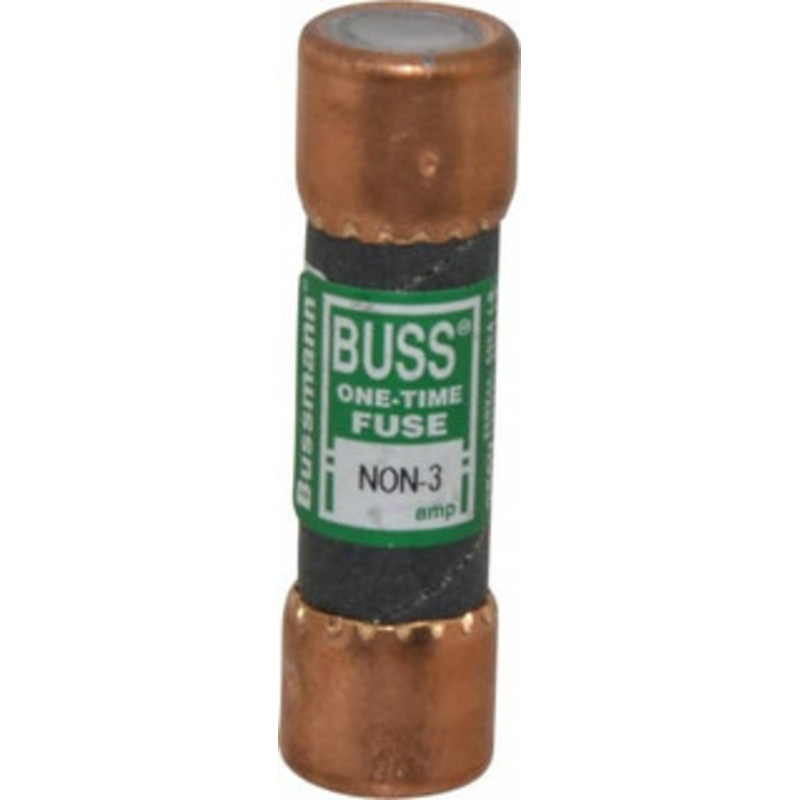 Bussmann 125 VDC, 250 VAC, 3 Amp, Fast-Acting General Purpose Fuse Fuse Holder Mount, 50.8mm OAL, 50 at AC/DC kA Rating, 9/16 Diam NON-3 - 74740341