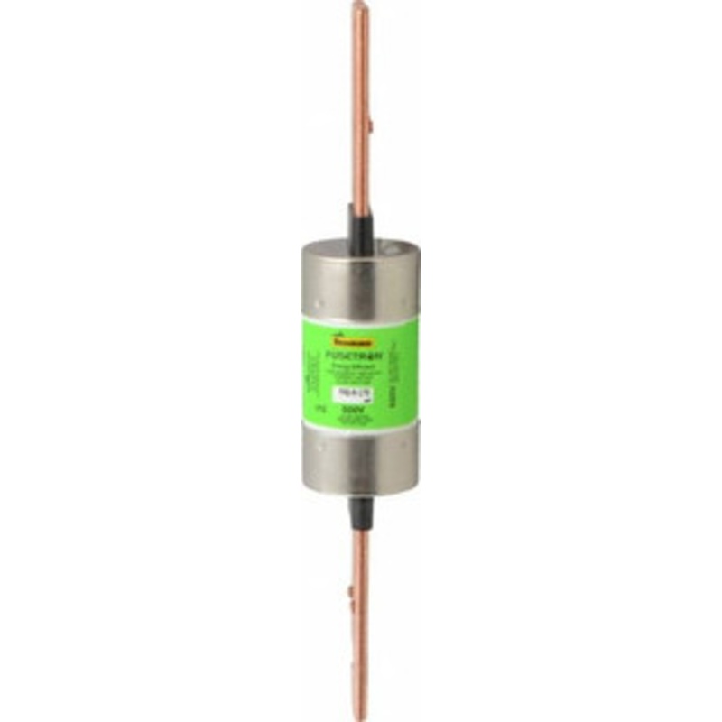 Bussmann 300 VDC, 600 VAC, 175 Amp, Time Delay General Purpose Fuse Bolt-on Mount, 9-5/8 OAL, 20 at DC, 200 (RMS) kA Rating, 1-13/16 Diam FRS-R-175 - 75908624