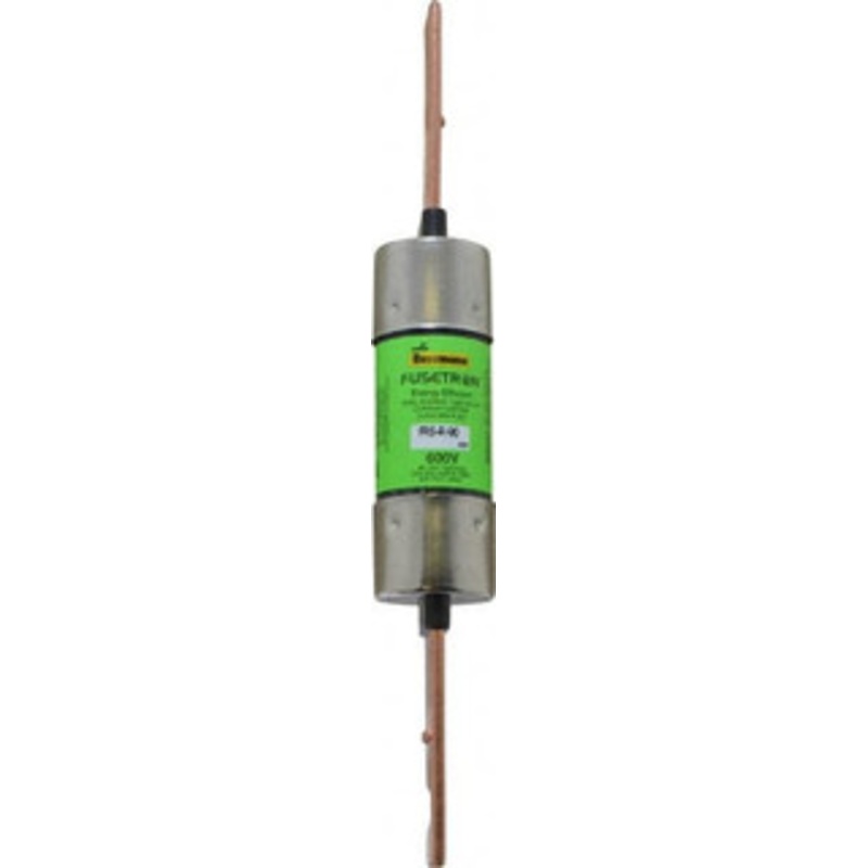 Bussmann 300 VDC, 600 VAC, 90 Amp, Time Delay General Purpose Fuse Fuse Holder Mount, 7-7/8 OAL, 20 at DC, 200 (RMS) kA Rating, 1-5/16 Diam FRS-R-90 - 05590872