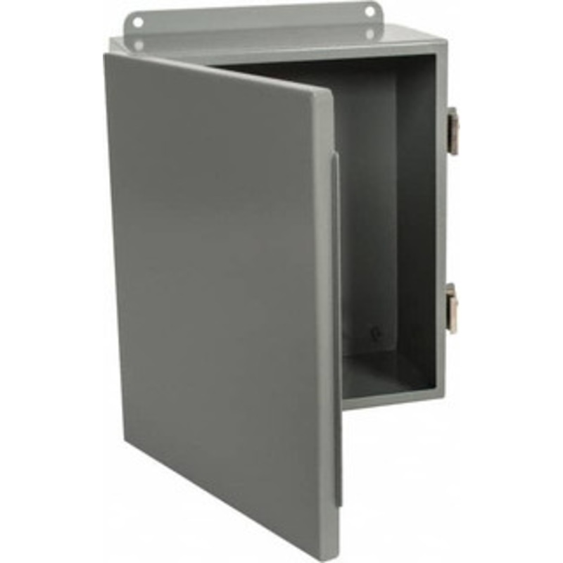 Cooper B-Line NEMA 12, 13 Steel Standard Enclosure with Hinge Flat Cover 10 Wide x 12 High x 5 Deep, Dirt-tight & Dust-tight 78205175070 - 64052780