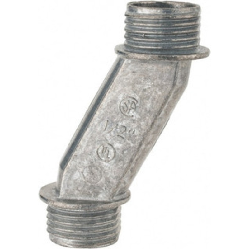 Thomas & Betts 1/2 Trade Rigid/Intermediate (IMC) Conduit Nipple Die Cast Zinc, Noninsulated, Threaded Connection HO221 - 54061106