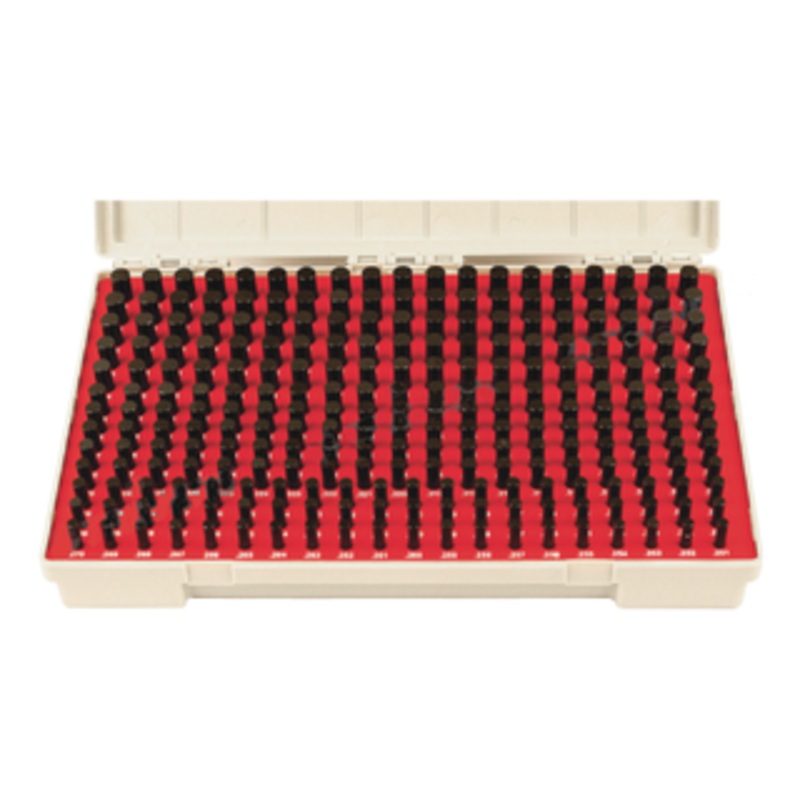 Vermont Gage Black Guard Class ZZ 250 Piece Pin Gage Set, .251 thru .500 Range, Minus