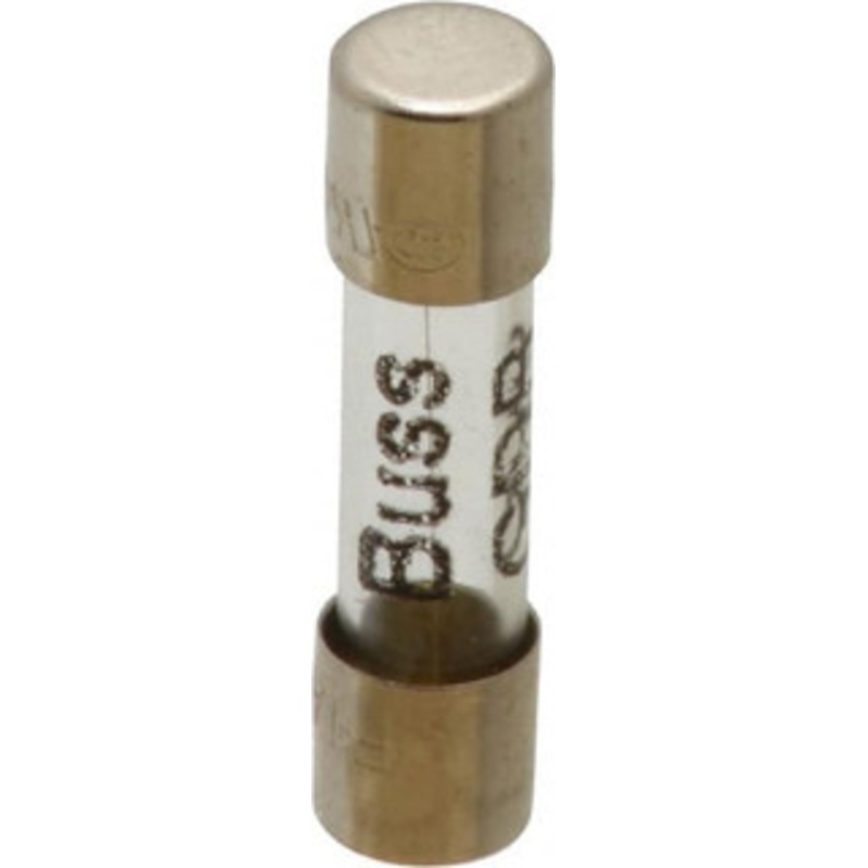 Bussmann 250 VAC, 32 VDC, 1 Amp, Fast-Acting Miniature Glass Fuse 20mm OAL, 5mm Diam GDB-1A - 74973785