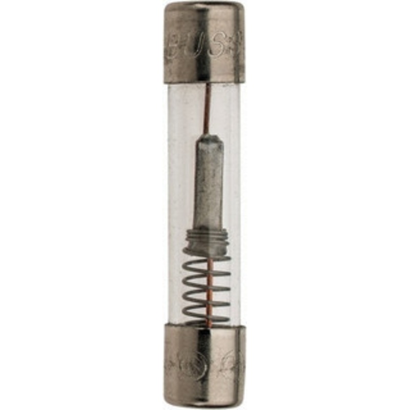 Bussmann 250 VAC, 32 VDC, 4 Amp, Time Delay Miniature Glass Fuse 1-1/4 OAL, 1/4 Diam MDQ-4 - 84682764