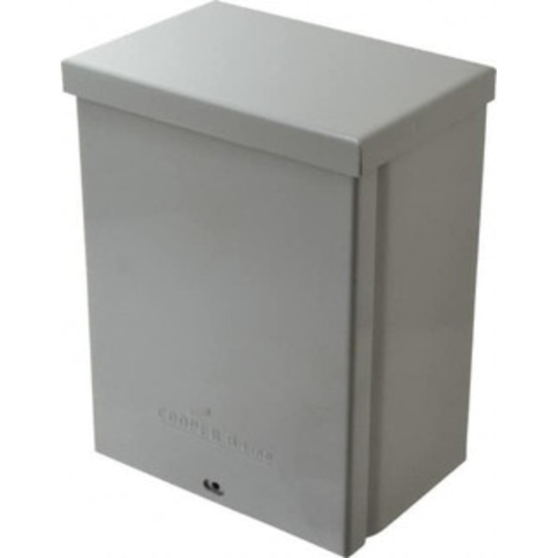 Cooper B-Line NEMA 3R Steel Junction Box Enclosure with Screw Flat Cover 6 Wide x 8 High x 4 Deep, Rainproof 78205134100 - 64052301