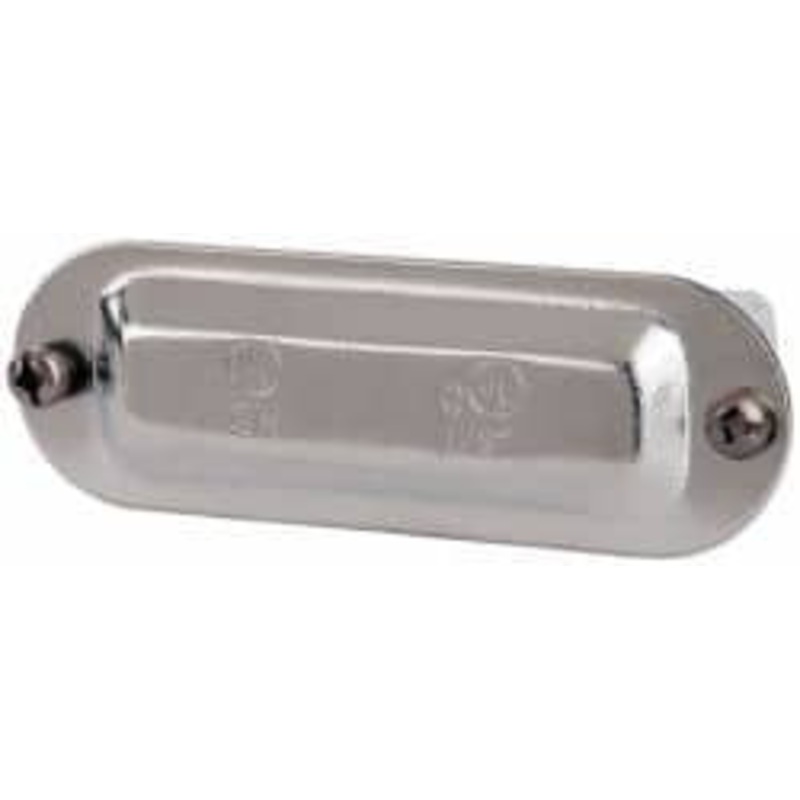 Crouse-Hinds 1/2 Trade, Steel Conduit Body Cover Plate Use with Form 5 Conduit Bodies K50S - 04505293