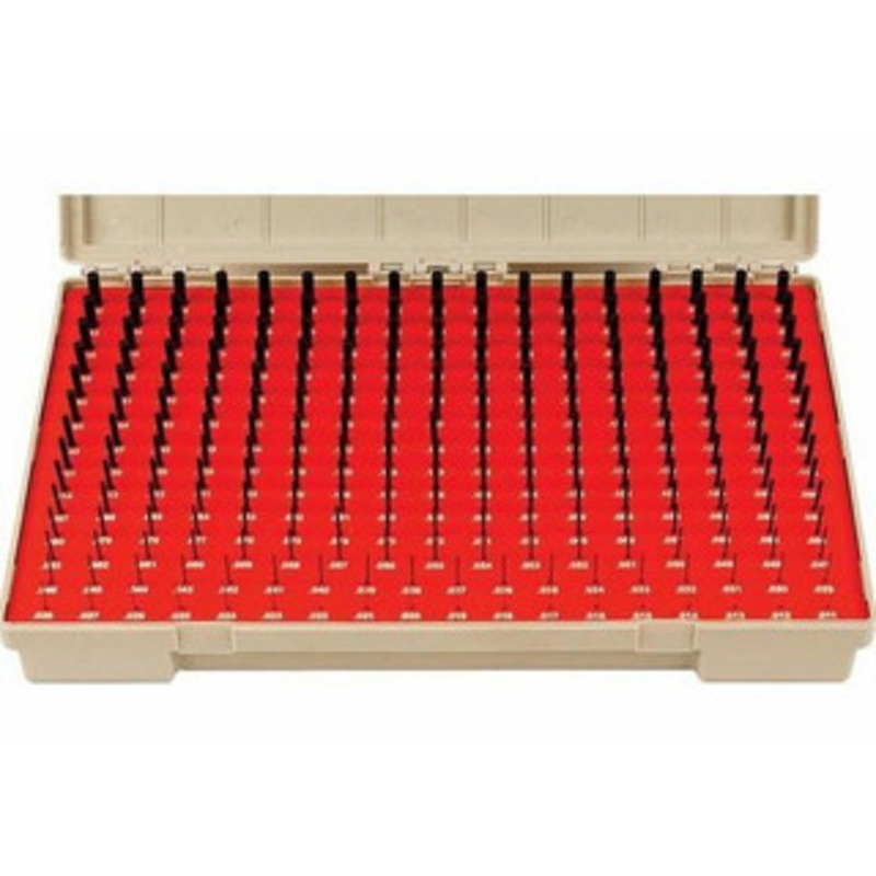 Vermont Gage Black Guard Class ZZ 240 Piece Pin Gage Set, .011 thru .250 Range, Minus