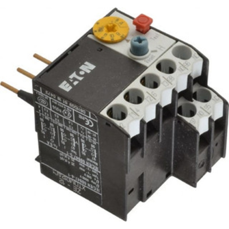 Eaton Cutler-Hammer 9 to 12 Amp, 690 VAC, IEC Overload Relay Trip Class 10 XTOM012AC1 - 08805509