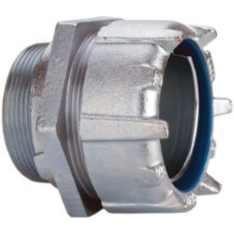 Thomas & Betts 3 Trade Liquidtight Conduit Connector Steel, Noninsulated, Straight Connector, Threaded Connection 5239 - 54116181