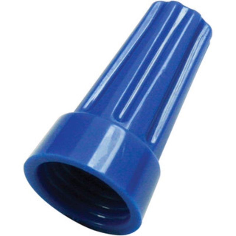 Value Collection 1, 18 + 1, 20 to 4, 16 + 1, 20 AWG, Standard, Twist on Wire Connector Blue WNP3-BLUE-50PK - 61567939