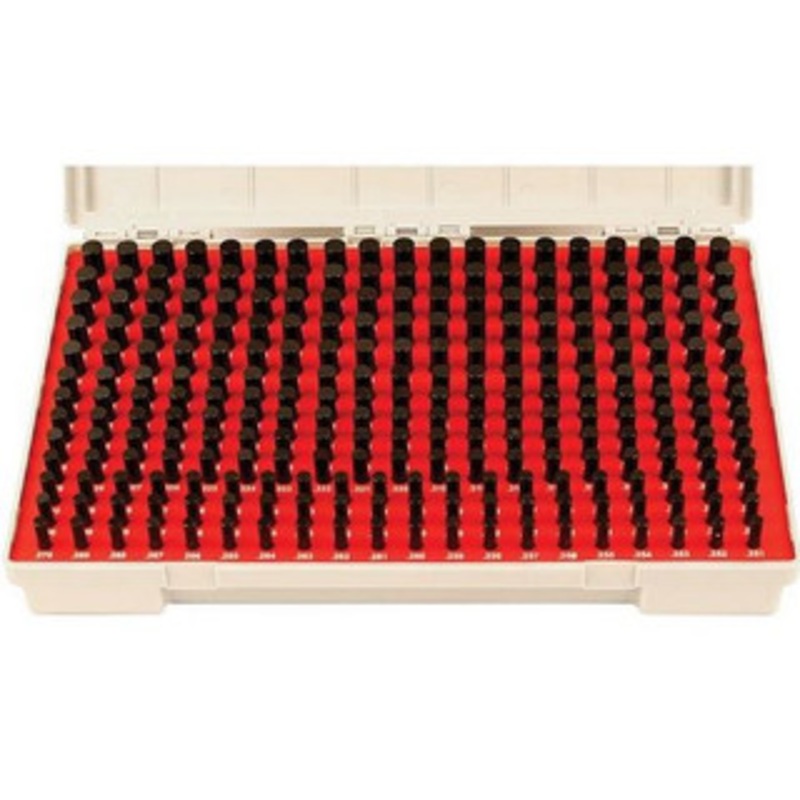 Vermont Gage Black Guard Class ZZ 250 Piece Pin Gage Set, .251 thru .500 Range, Plus