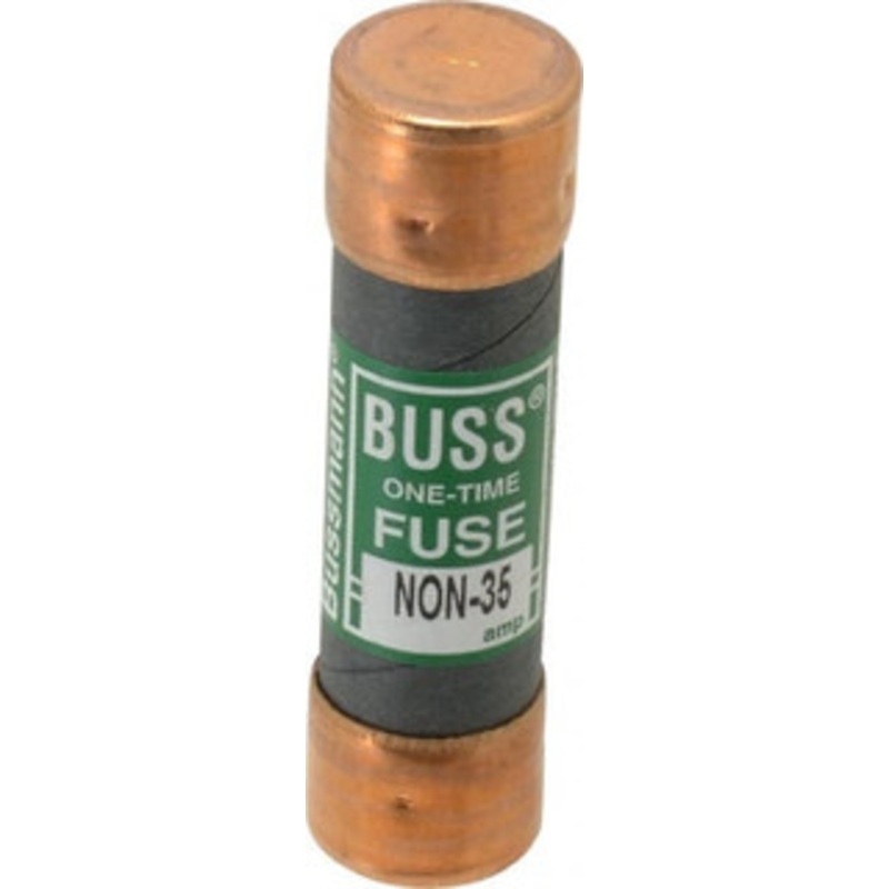 Bussmann 125 VDC, 250 VAC, 35 Amp, Fast-Acting General Purpose Fuse Fuse Holder Mount, 76.2mm OAL, 50 at AC/DC kA Rating, 13/16 Diam NON-35 - 74740382