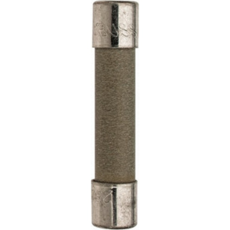 Bussmann 250 VAC, 0.5 Amp, Time Delay Miniature Ceramic Fuse 1-1/4 OAL, 1/4 Diam MDA-1-2-R - 71918486