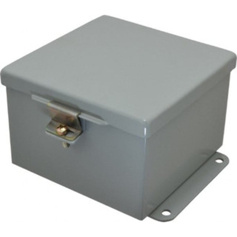 Cooper B-Line NEMA 12, 13 Steel Standard Enclosure with Hinge Flat Cover 6 Wide x 6 High x 4 Deep, Dirt-tight & Dust-tight 78205175040 - 64073281