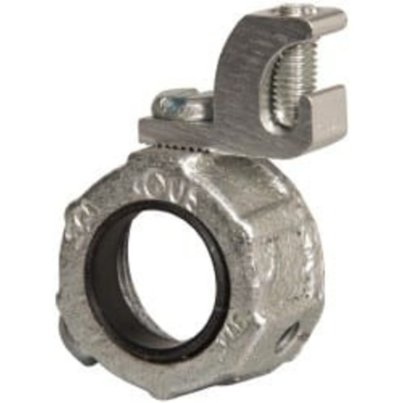 Crouse-Hinds 3/4 Trade Rigid/Intermediate (IMC) Conduit Bushing Malleable Iron, Partially Insulated, Threaded Connection HGLL 2 - 04506739