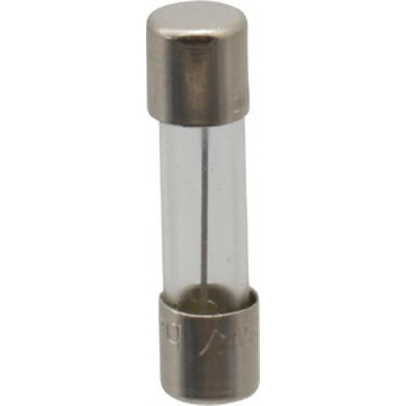 Ferraz Shawmut 125 VAC, 4 Amp, Fast-Acting Miniature Glass Fuse Clip Mount, 20mm OAL, 10 at AC kA Rating, 5mm Diam GGM4-MSC - 54009964