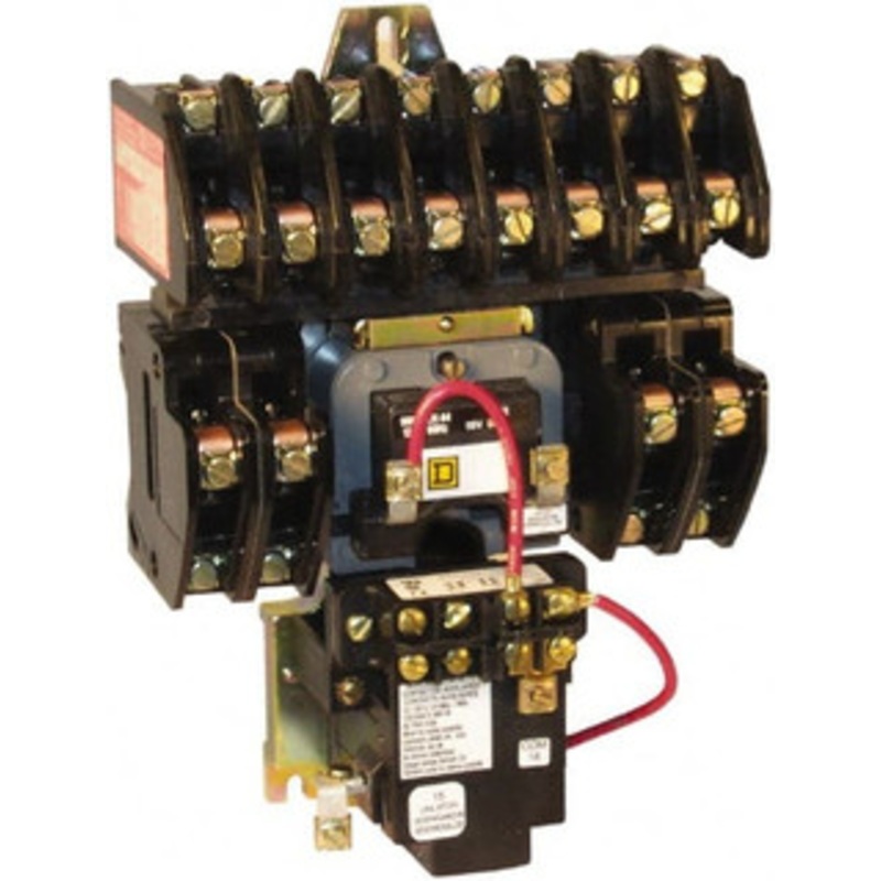 Square D No Enclosure, 6 Pole, Mechanically Held Lighting Contactor 20 A (Tungsten), 30 A (Fluorescent), 110 VAC at 50 Hz, 120 VAC at 60 Hz, 6NO Contact Configuration 8903LXO60V02 - 51532240