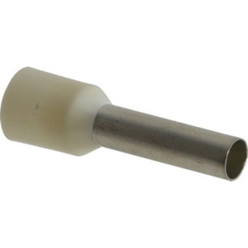 ACI Advance Controls, Inc. 8 AWG, Partially Insulated, Crimp Electrical Wire Ferrule 18mm Long x 4.9mm Diameter Pin, 27-1/2mm Overall Length 107672 - 03217619