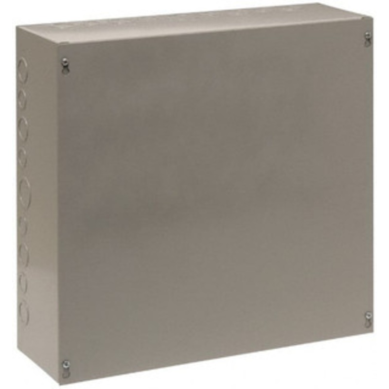 Cooper B-Line NEMA 1 Steel Junction Box Enclosure with Screw Flat Cover 24 Wide x 24 High x 8 Deep 78205123310 - 64051113