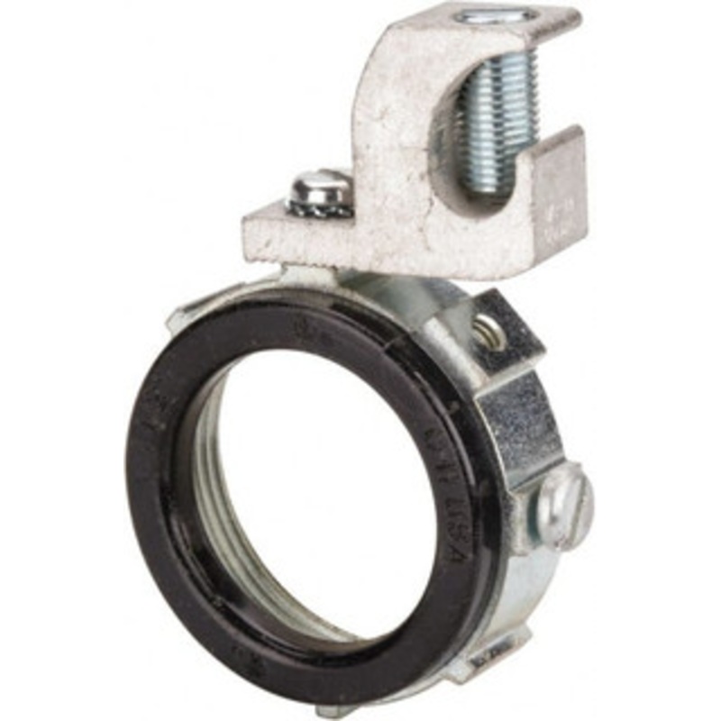 Crouse-Hinds 1-1/2 Trade Rigid/Intermediate (IMC) Conduit Bushing Malleable Iron, Partially Insulated, Threaded Connection HGLL5 10 - 04506838