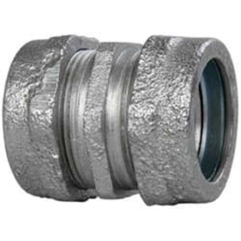 Crouse-Hinds 1 Trade Rigid/Intermediate (IMC) Conduit Coupling Malleable Iron, Noninsulated, Compression Connection CPR23 - 04504833