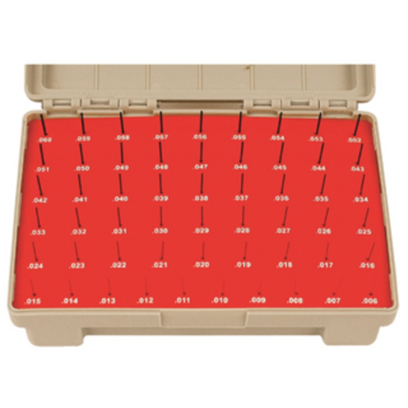 Vermont Gage Black Guard Class ZZ 82 Piece Pin Gage Set, .7510 thru .8320 Range, Plus