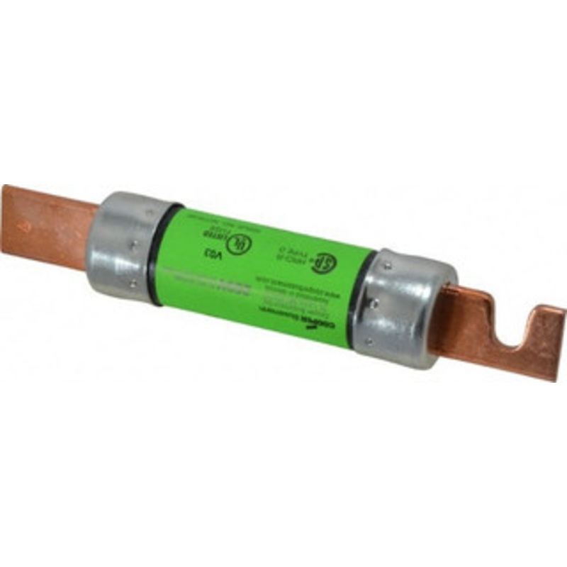 Bussmann 250 VAC, 100 Amp, Time Delay General Purpose Fuse Bolt-on Mount, 5-7/8 OAL, 20 at DC, 200 (RMS) kA Rating, 1-1/16 Diam FRN-R-100 - 75784777
