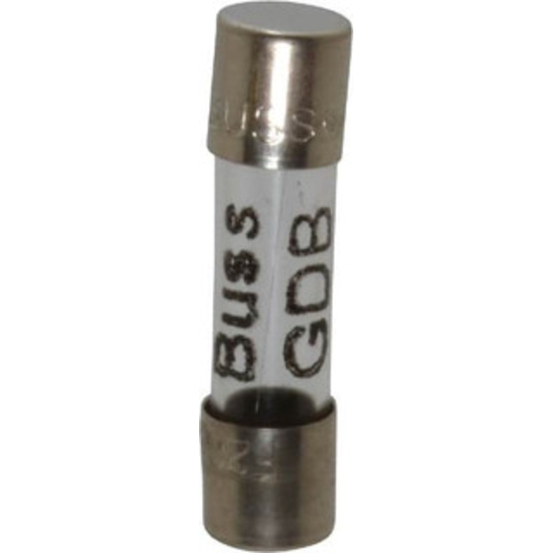 Bussmann 250 VAC, 32 VDC, 0.2 Amp, Fast-Acting Miniature Glass Fuse 20mm OAL, 5mm Diam GDB-200MA - 74973843