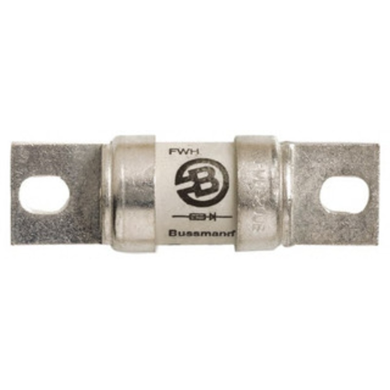 Bussmann 500 VAC/VDC, 225 Amp, Fast-Acting Semiconductor/High Speed Fuse Bolt-on Mount, 4-11/32 OAL, 200 (RMS Symmetrical), 50 at DC kA Rating, 1-1/2 Diam FWH-225A - 75382747