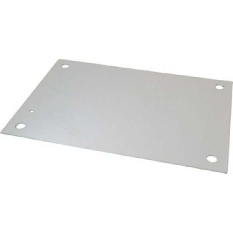 Cooper B-Line 9 OAW x 13 OAH Powder Coat Finish Electrical Enclosure Nonperforated Panel 16 x 12 Box, 12 Gauge Steel, Use with 161210-12/16126-12/16128-12 78205179385 - 60614716