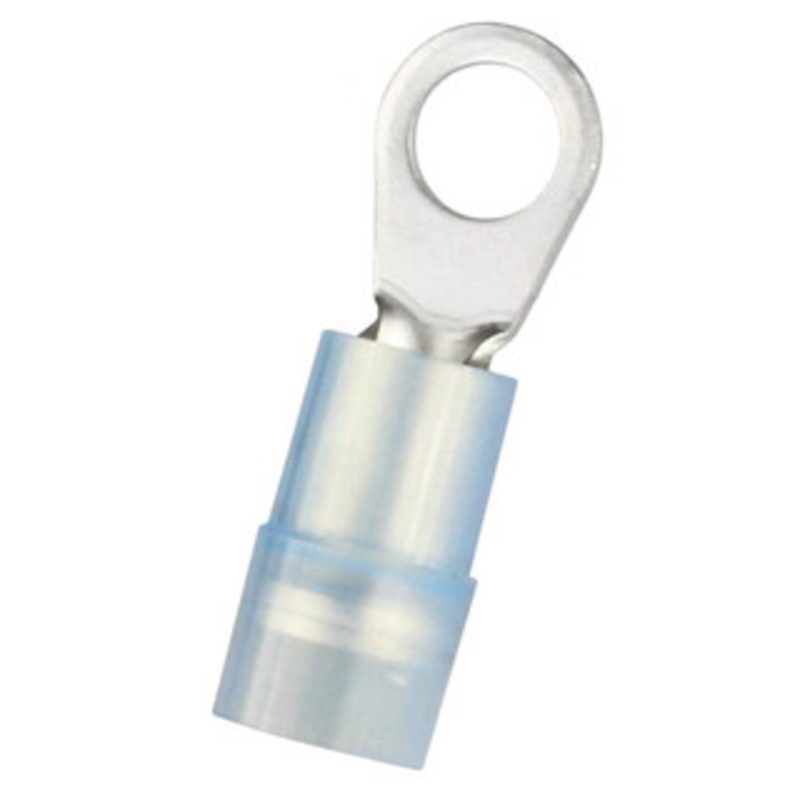 Value Collection Ring Terminals, Terminal Type: Circular, Insulation Type: Partially Insulated, Connection Type: Crimp, Compatible Wire Size (AWG): 16-14, Compatible Wire Size (sq mm): 1.5-2.5 (mm), Stud Size (mm): 4.30 RNYDS2-4 - 14736607