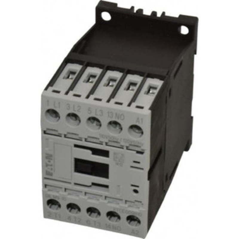 Eaton Cutler-Hammer 3 Pole, 110 Coil VAC at 50 Hz and 120 Coil VAC at 60 Hz, 20 Amp, Nonreversible Open Enclosure IEC Contactor 1 Phase hp: 0.5 at 115V, 1 at 200V, 1.5 at 230V, 3 Phase hp: 3 at 200V, 3 at 230V, 5 at 460V XTCE009B10A - 08804627