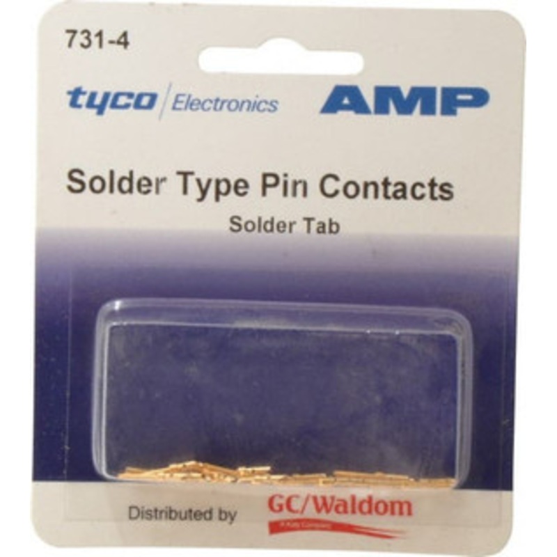 TE Connectivity 18 AWG Wire Modular Receptacle Plug Connector Pin Solder Cup Contact 731-4 - 06969638