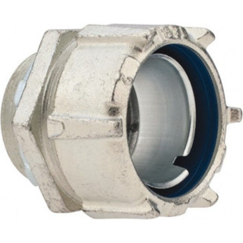 Thomas & Betts 2 Trade Liquidtight Conduit Connector Steel, Noninsulated, Straight Connector, Threaded Connection 5237 - 54058763