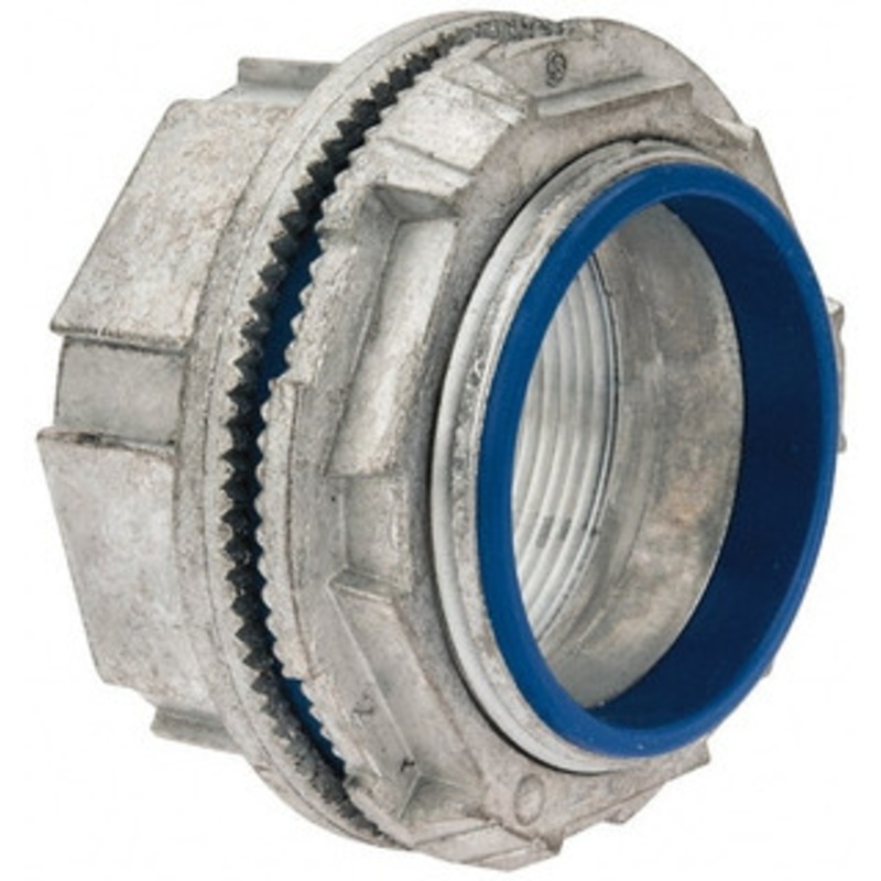 Thomas & Betts 2 Trade Rigid/Intermediate (IMC) Conduit Hub Zinc, Partially Insulated, Threaded Connection H200-TB - 54062054
