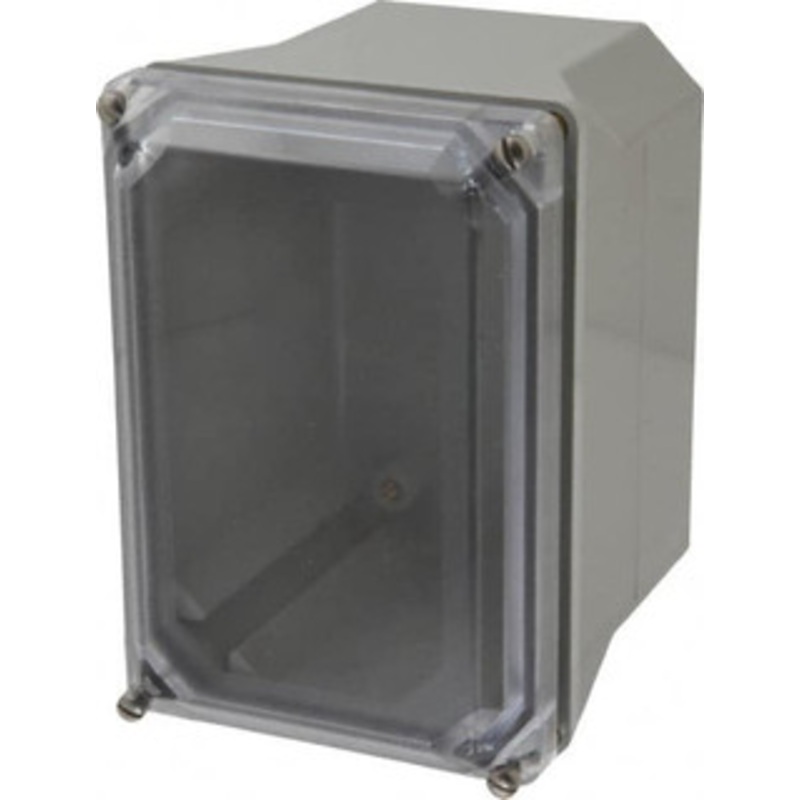 Thomas & Betts NEMA 1, 2, 3, 4, 12, 3S, 3SX, 3X, 4X Polycarbonate Standard Enclosure with Screw Flat Cover 4 Wide x 6 High x 4 Deep, Impact Resistant NV644 - 54090212