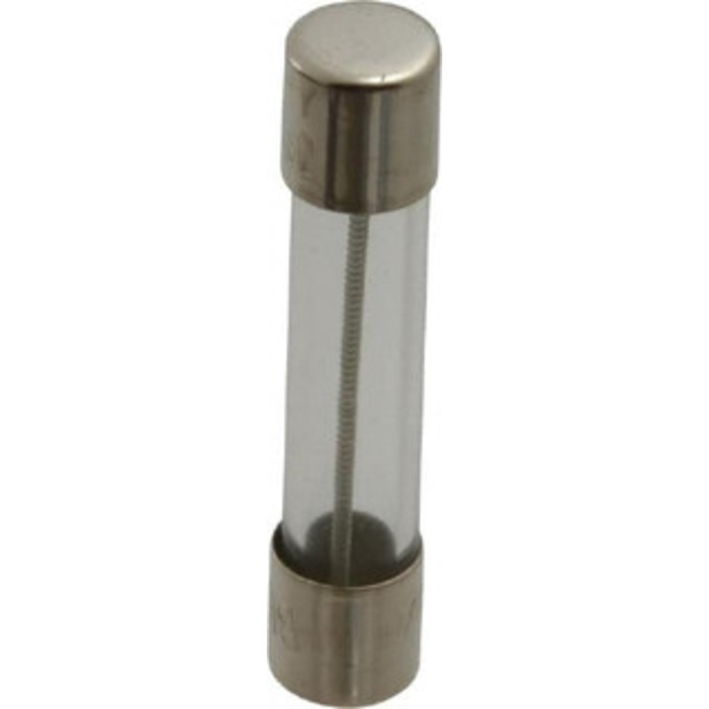 Bussmann 250 VAC, 32 VDC, 0.6 Amp, Time Delay Miniature Glass Fuse 1-1/4 OAL, 1/4 Diam MDL-6-10-R - 74680943