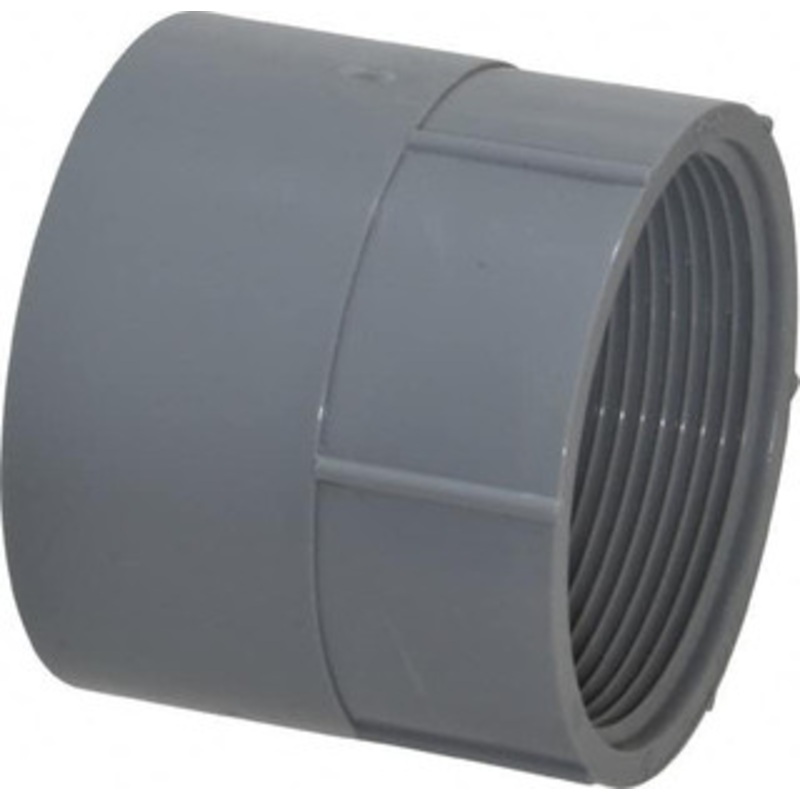 Thomas & Betts 2 Trade Rigid Conduit Female Adapter PVC, Insulated, Threaded Connection E942J - 54087689