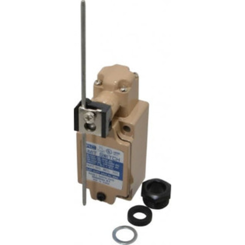 Value Collection SPDT, NC/NO, 120 VAC, 240 VAC, 480 VAC at 10 Amps, Screw Terminal, Rod Lever Actuator, General Purpose Limit Switch RCL-305 - 63748743