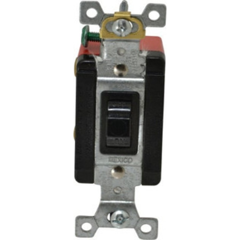 Cooper Wiring Devices 2 Poles, 20 Amp, DPST, NEMA, Open Toggle Manual Motor Starter 35.05mm Wide x 26.42mm Deep x 103.12mm High, 7-1/2 hp, CSA C22.2 No. 14, NEMA 1 & UL 508 AH6808UDAC - 78006764