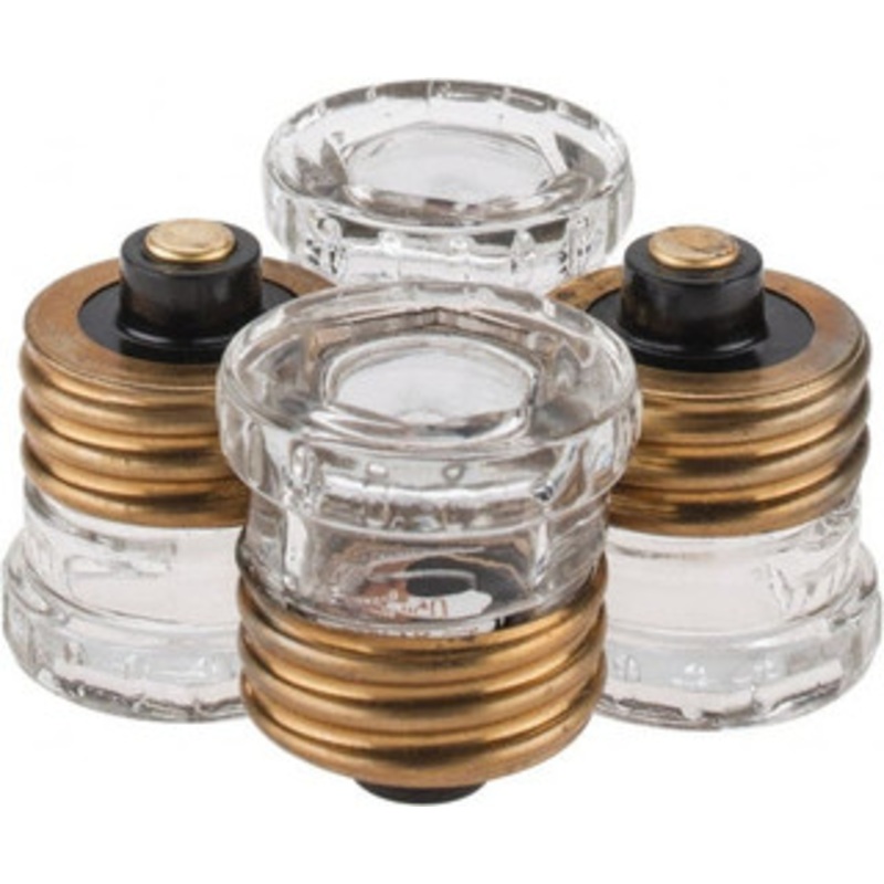 Ferraz Shawmut 125 VAC, 10 Amp, Fast-Acting Plug Fuse Screw Mount Mount, 1.29 OAL, 10 at AC kA Rating GW10-MSC - 54014527
